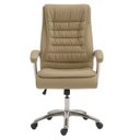 Ver imagem 3 de Poltrona Presidente Luxo C/ Mola Ensacada – Cor Fendi - 30061