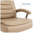 Ver imagem 4 de Poltrona Presidente Luxo c/ Mola Ensacada – Cor Fendi - 30061