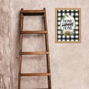 Ver imagem 2 de Quadro Moldura Dourada Home Sweet Home 24x18cm:com Vidro