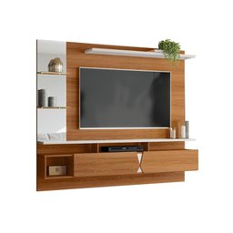 Painel para Tv até 55 Polegadas 1,83m Intense Jequitibá Lukaliam Móveis - 5
