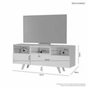 Ver imagem 3 de Rack para TV Avanço Candian - Off White/Freijo