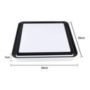 Ver imagem 3 de Plafon Nordecor Zony Quadrado 2672 Led Bivolt Preto Ajustável