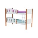 Ver imagem 3 de Beliche Infantil Solteiro Ônix - Branco Mel - Divaloto Móveis