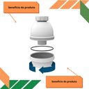 Ver imagem 2 de Sifão Universal Cromado Com Copo Para Pias E Tanques
