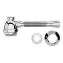 Ver imagem 1 de Sifão Universal Cromado Com Copo Para Pias E Tanques