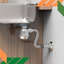 Ver imagem 4 de Sifão Universal Cromado Com Copo Para Pias E Tanques
