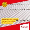 Ver imagem 3 de Telha de Fibrocimento 4mm 2,44x0,50m Hidrofugada Ondulada Cinza Brasilit