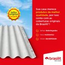 Ver imagem 2 de Telha de Fibrocimento 4mm 2,44x0,50m Hidrofugada Ondulada Cinza Brasilit