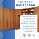 Ver imagem 6 de Guarda-Roupa Modulado 6 Peças 9 Portas 3 Gavetas Texas Marrom/Cinamomo