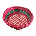 Ver imagem 2 de Cesta de Vime Natal Médio - 17cm X 9cm