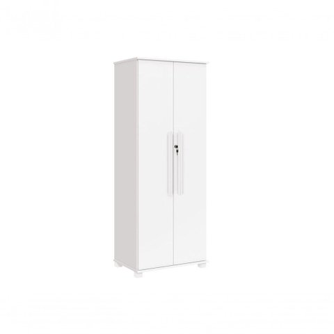 Multiuso Dallas 100% Mdf Pés em Madeira com Chave Branco Cor:branco