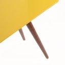 Ver imagem 5 de Aparador Para Sala Hall Entrada Laqueado Com Vidro - Amarelo