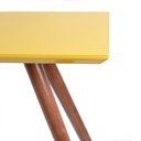 Ver imagem 2 de Aparador Para Sala Hall Entrada Laqueado Com Vidro - Amarelo