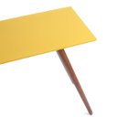 Ver imagem 3 de Aparador Para Sala Hall Entrada Laqueado Com Vidro - Amarelo