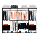 Ver imagem 1 de Closet Aramado - Linear Clr221 com Gaveta - 2,80m - Preto