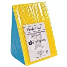 Travesseiro triângulo almofada + capa lavável pos cirúrgica encosto amamentação - LUCKSPUMA - 5