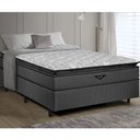 Ver imagem 3 de Colchão Casal Molas Ensacadas Ortopédico Extra Firme D45 Suporta 120kg Tampo Viscose Alto 32cm Inmet