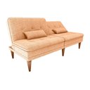 Ver imagem 3 de Sofá Cama Pietra Sala Quarto Decorativo Matrix Mostarda