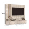 Rack com Painel Zeus para TV de até 65 - Branco/Off White - 4