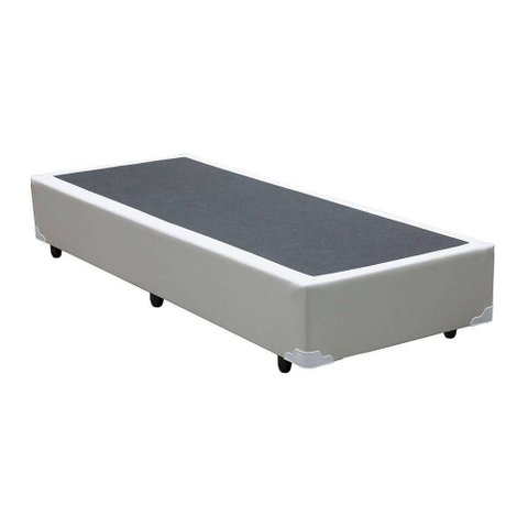Cama Base Box Solteiro Sintético Branco 27x88x188 Rr Colchões