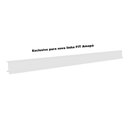 Ver imagem 2 de Porta Etiqueta Bandeja Gondola Fit 90 Cm Branco Kit com 30