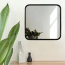 Ver imagem 3 de Espelho Decorativo Urban Preto 50x50cm Quadrado Cantos