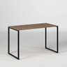 Estilo industrial Mesa Jantar Escritório Carvalho Vintage 1,20m - 5