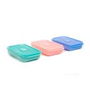 Ver imagem 4 de Conjunto 3 Potes Hermetico Quadrado 500ml Microondas Dup