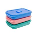 Ver imagem 2 de Conjunto 3 Potes Hermetico Quadrado 500ml Microondas Dup