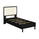 Ver imagem 4 de Cama de Solteiro 102cm com Cabeceira em Palhinha Oslo Móvel na Caixa