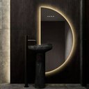 Ver imagem 2 de Espelho Meia Lua 90A X 60L cm - LED 3 Tons