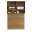 Ver imagem 2 de Ponte Modulada Cabeceira Aérea Casal 4 Portas 150cm 100% MDF Clean Altezza