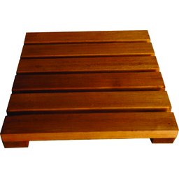 Deck de Madeira Modular 30x30 Cm Réguas 4 Cm com Pintura Neonx:osmocolor Castanheira S Tr - 1