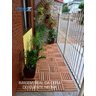 Deck de Madeira Modular 30x30 Cm Réguas 4 Cm com Pintura Neonx:osmocolor Castanheira S Tr - 5