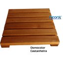 Ver imagem 2 de Deck de Madeira Modular 30x30 Cm Réguas 4 Cm com Pintura Neonx:osmocolor Castanheira S Tr