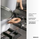 Ver imagem 5 de Jogo de Panelas Brinox Antiaderente Ceramic Life 5 Peças Easy Gris