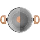 Ver imagem 4 de Jogo de Panelas Brinox Antiaderente Ceramic Life 5 Peças Easy Gris
