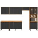 Ver imagem 6 de Cozinha Modulada Demóbile 6 Peças Firenze C6p128 Amendola/nude Prime Tx