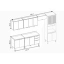 Ver imagem 3 de Cozinha Modulada Demóbile 6 Peças Firenze C6p128 Amendola/nude Prime Tx