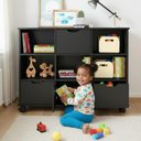 Ver imagem 4 de Balcão com 9 Nichos e 3 Gavetas para Quarto Infantil