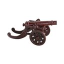 Ver imagem 1 de Canhão Guerra Jardim Decorativo Ferro Fundido Marrom Grande