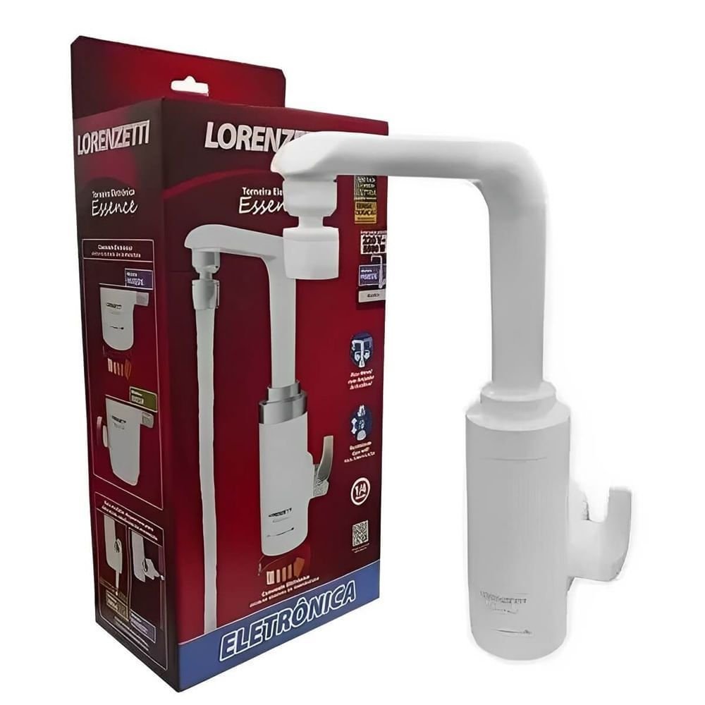 Torneira Elétrica Essence de Parede 110 Volts 4600 Watts - 7551026 - Lorenzetti Torneira Elétrica Es - 2