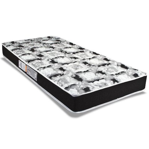Colchão Solteiro Luckspuma Espuma D45 Gran Luck Pró Saúde Black (88x188x24) - 