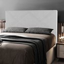 Ver imagem 2 de Cabeceira Cama Box Casal Queen Size Cairo 160cm Corano Branco - Abmaza