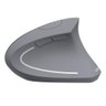Mouse sem Fio Recarregavel 2.4 Ghz Vertical Ergonomico Ortopedico Power Fit 1600 Dpi Cinza Usb - - 4