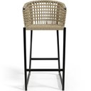 Ver imagem 5 de Banqueta Decorativa Para Área Gourmet Cozinha Varanda Corda Náutica Porto D04 Bege - Lyam Decor