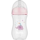 Ver imagem 1 de Mamadeira Easy Flow Elefante Rosa 270ml Anticolica Buba