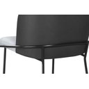 Ver imagem 3 de Cadeira Estofada Aurora Jantar Base Aço Carbono Espuma D28 - Preto