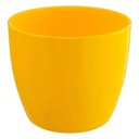 Ver imagem 1 de Cachepô Plástico 10 x 15cm - Amarelo - Mantac