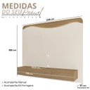 Ver imagem 2 de Painel Lumiere 75'' Carvalho | Off White